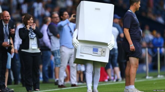 La nueva mascota del West Brom es una caldera (Especial)