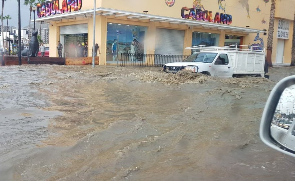 La tormenta afectó los municipios de La Paz y Los Cabos. (SMN)