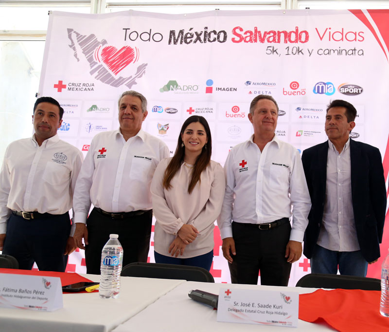La justa atlética es organizada por la delegación Cruz Roja Mexicana en Hidalgo. (Jorge Sánchez)
