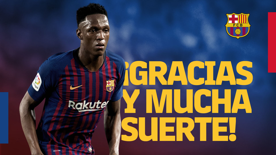 Barcelona traspasa al colombiano Yerri Mina (@FCBarcelona_es)