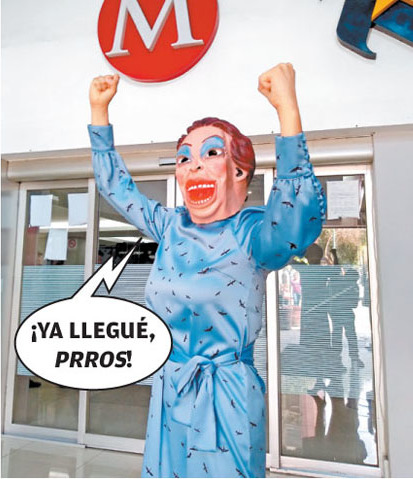 Entrevista a la ‘Gordilla’. (G. Guerrero)