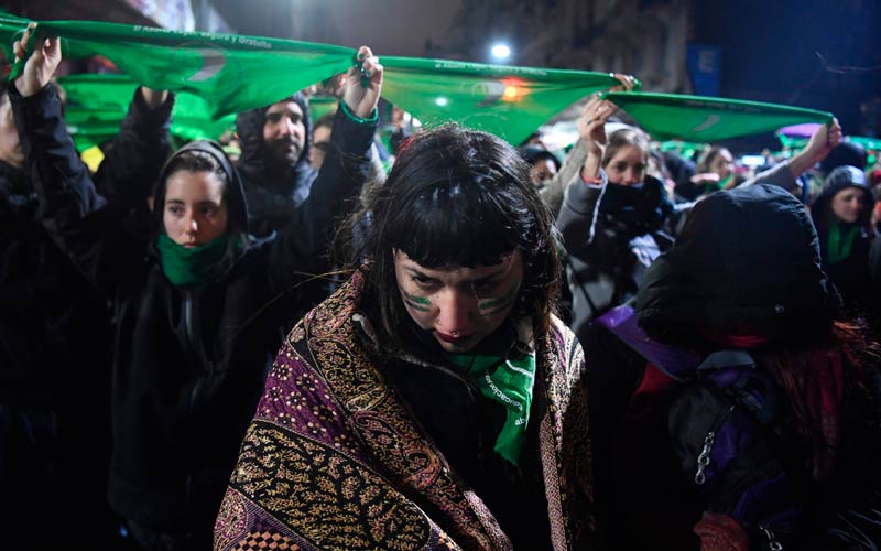 Los impulsores de la legalización del aborto aseguraron que no se darán por vencidos. (Foto: AFP/Eitan Abramovich)