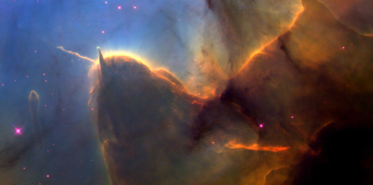 La nebulosa Trífida se encuentra en la constelación de Sagitario. (NASA / Jeff Hester / Arizona State University)