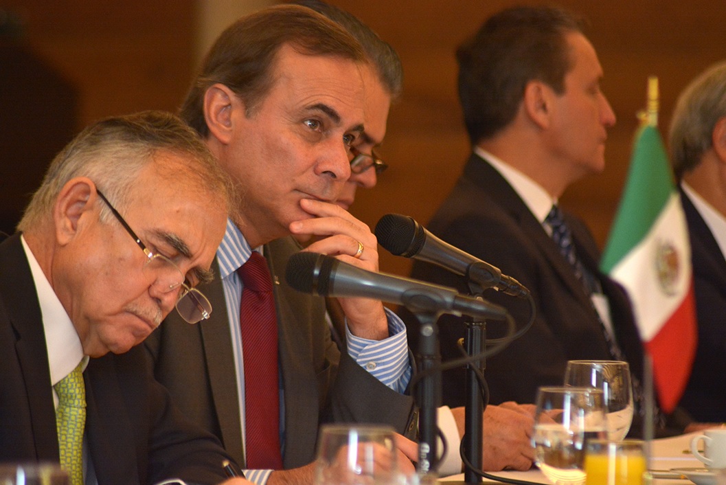 Alfonso Romo, próximo jefe de la oficina de la Presidencia, se reunió con el CCE. (Foto: Cortesía CCE)