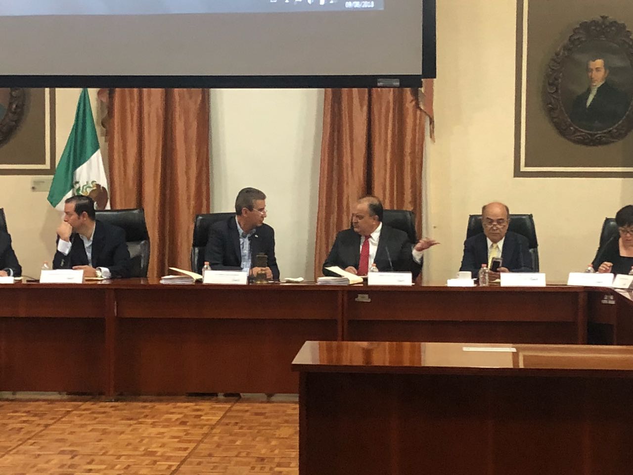 El Ayuntamiento de León en sesión. (Foto Joana Casillas)