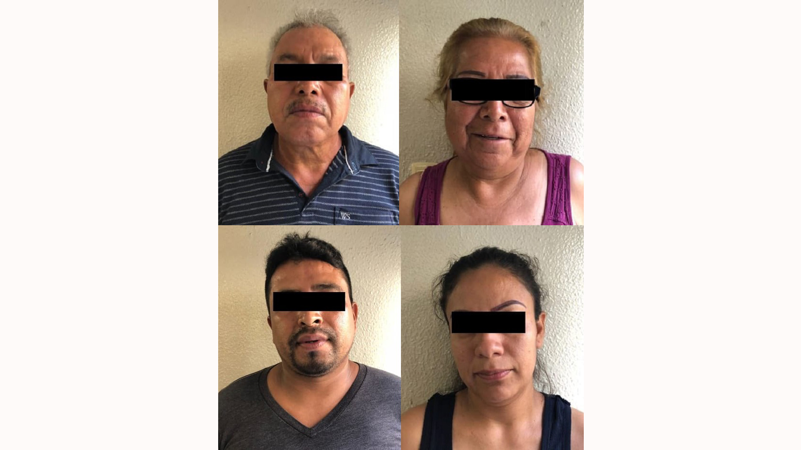 Los cuatro detenidos fueron puestos a disposición.
