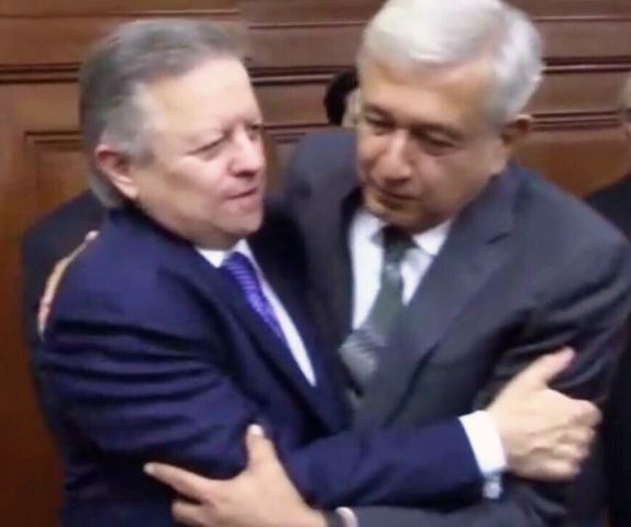 El presidente electo Andrés Manuel López Obrador conversó con el ministro Arturo Zaldívar/Especial.
