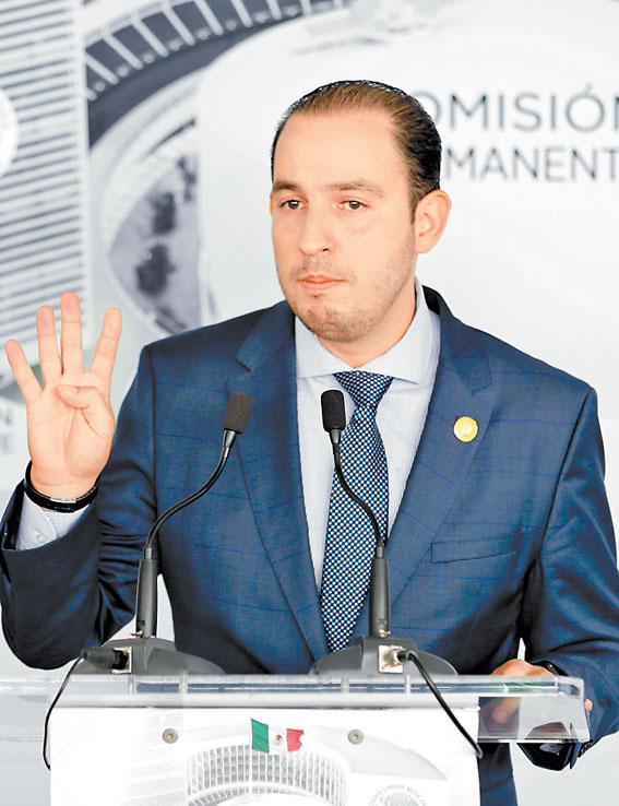 Marko Cortés, uno de los aspirantes a encabezar el partido. (Javier Ríos)