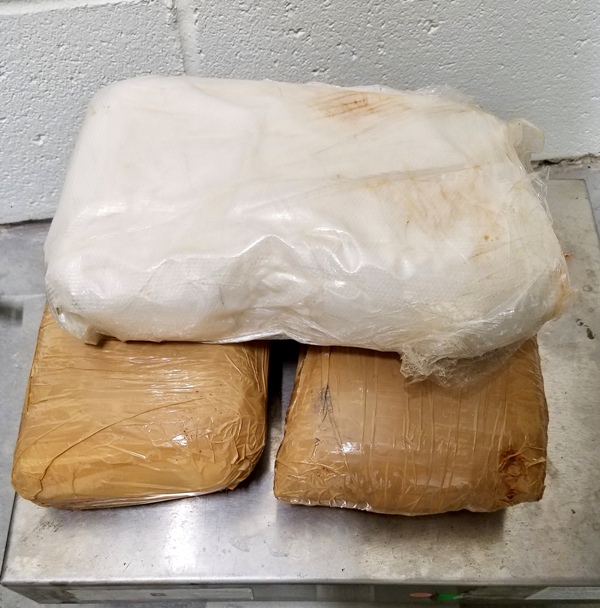La droga incautada.