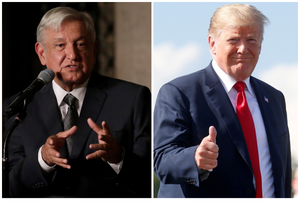López Obrador y Trump han tenido "diálogos muy directos", dijo Ebrard. (Foto: Reuters)