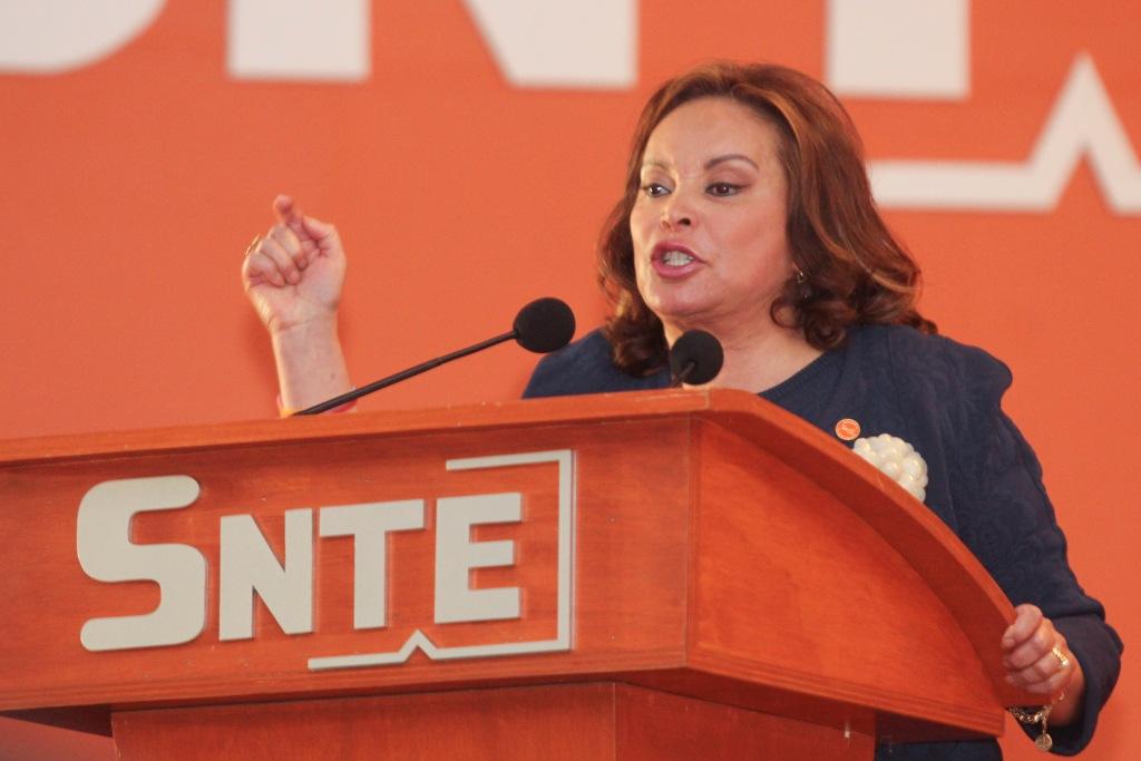 Maestros piden el regreso de Elba Esther Gordillo al SNTE. (Cuartoscuro)