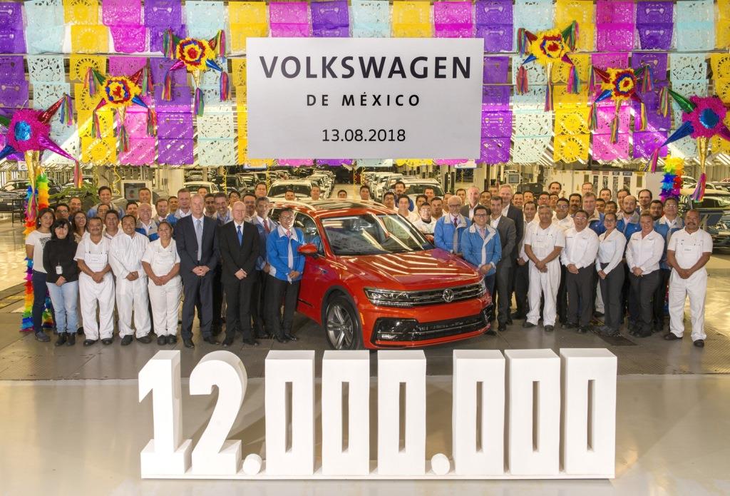 Volkswagen de México celebra la producción de 12 millones de vehículos (Especial)