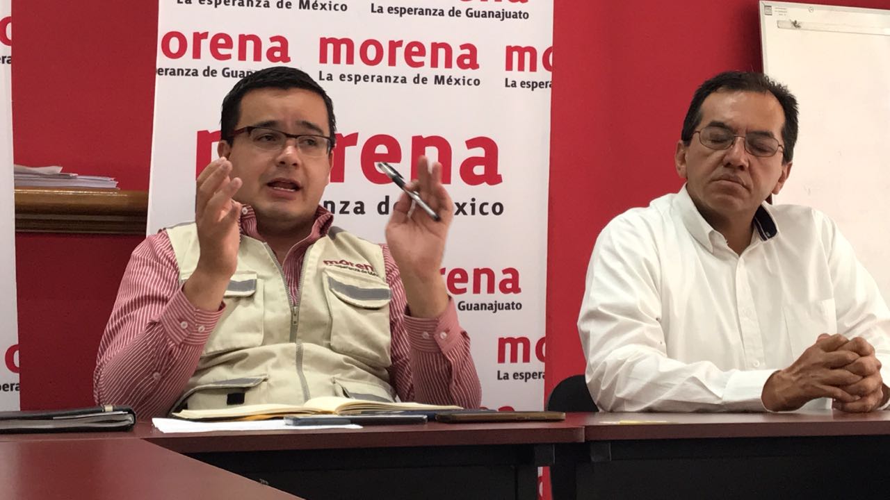 Dirigente de Morena en Guanajuato, Ernesto Prieto Gallardo. (Foto Carlos Olvera)