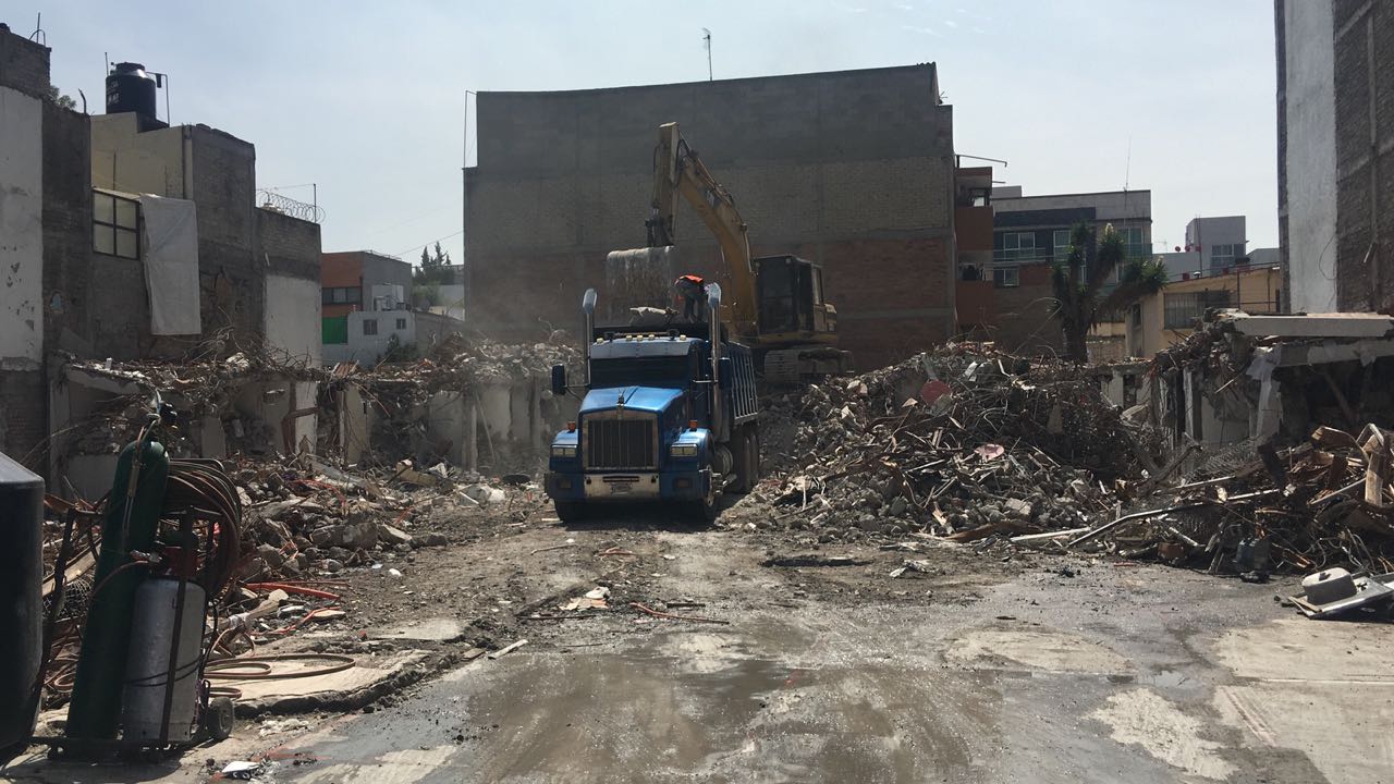 El edificio resultó dañado por el sismo del 19 de septiembre.