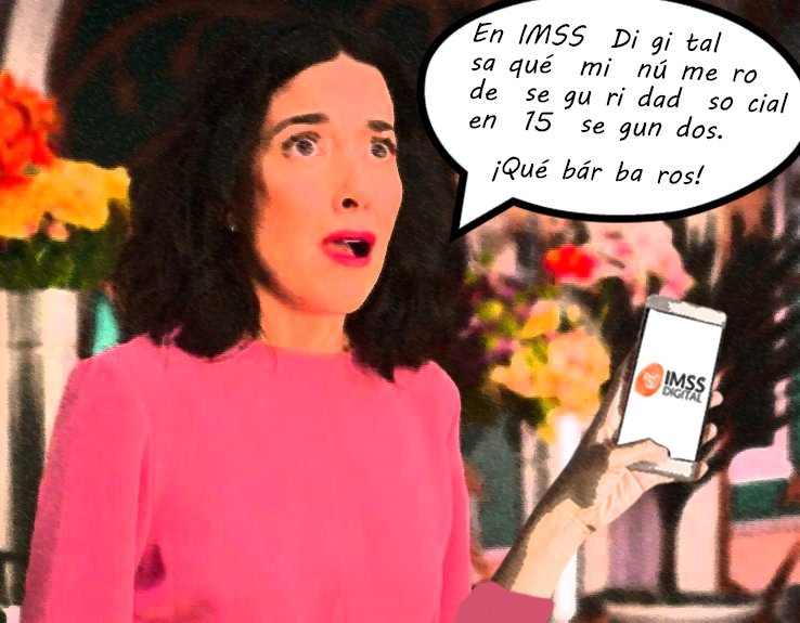 El IMSS le entró al #PaulinaDeLaMoraChallenge. (IMSS)