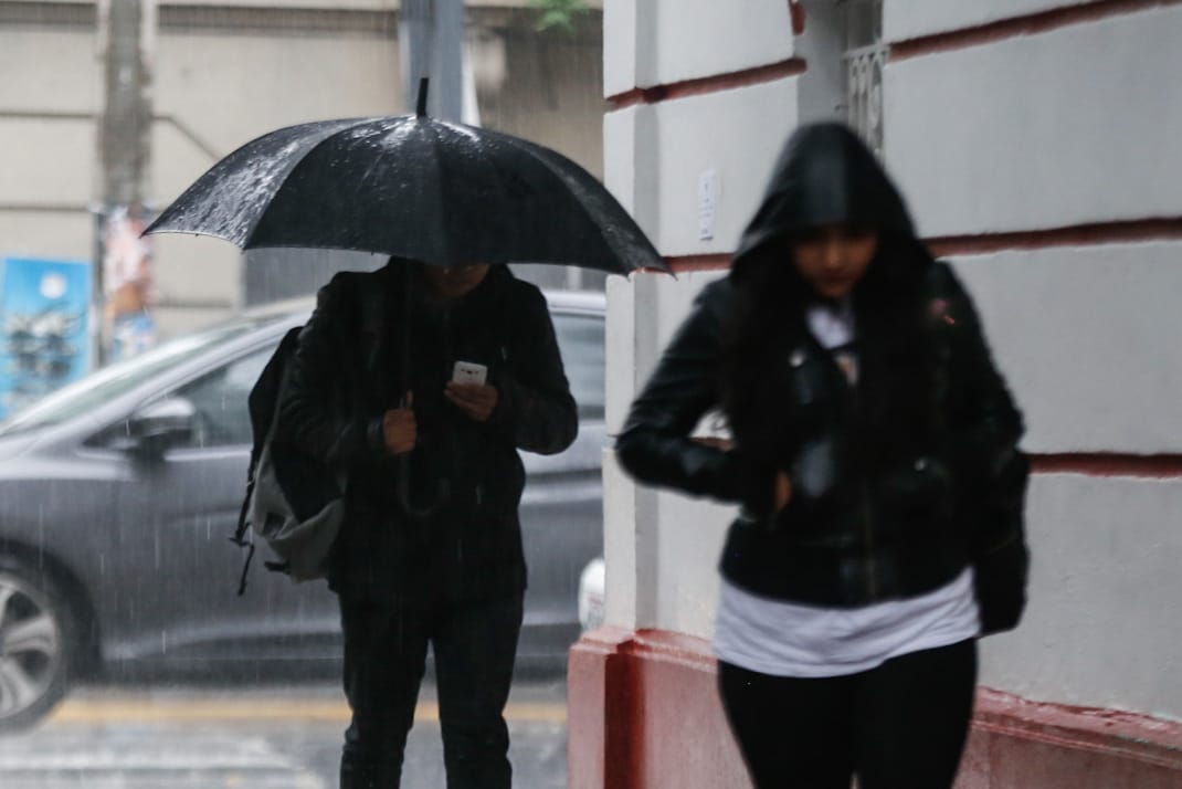 Lluvias en la Ciudad de México. (Araceli López)