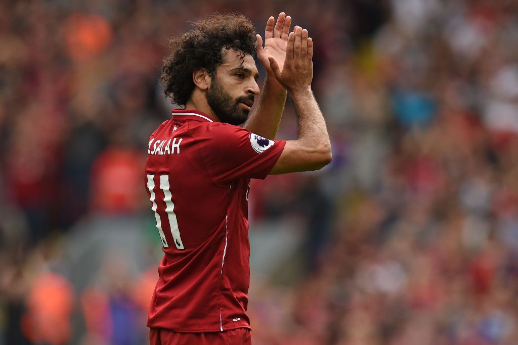 Mohamed Salah, jugador del Liverpool (AFP)