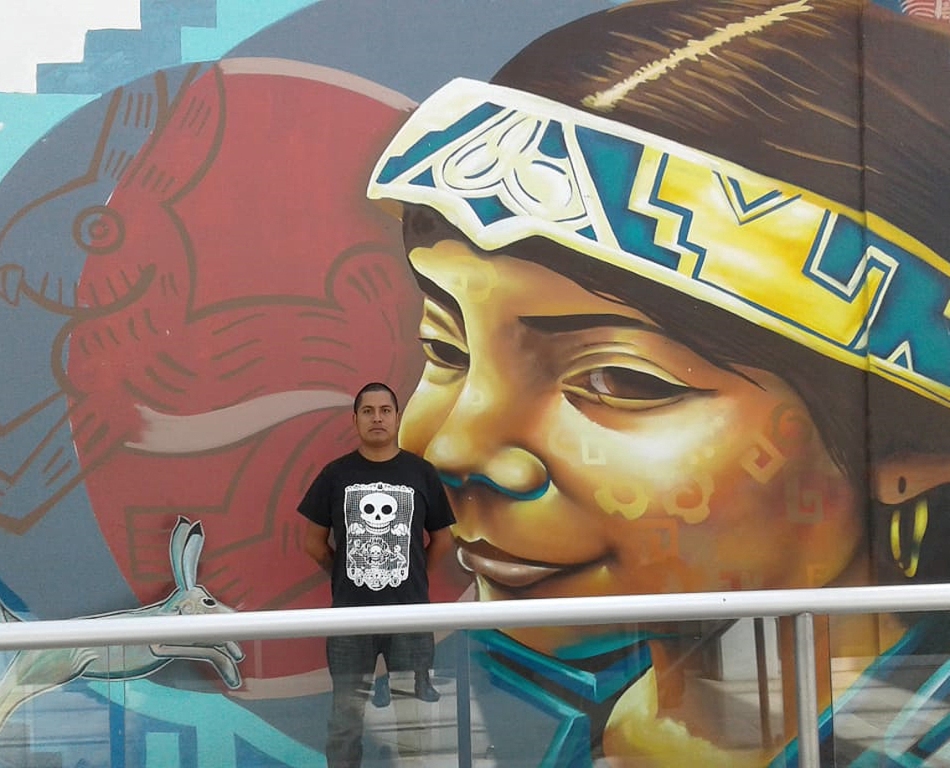 Es grafitero como muchos lo conocen, pero con sello de los grandes; Benny Frank Salvador Atonal (Adolfo Tenahua)