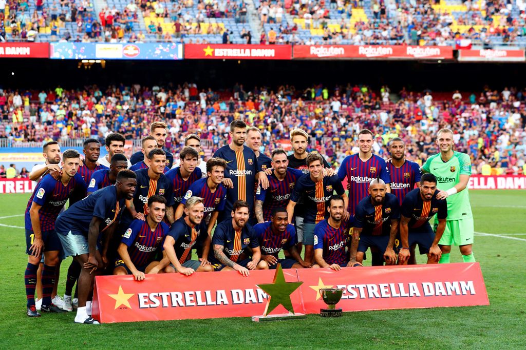 Jugadores del FC Barcelona (EFE)