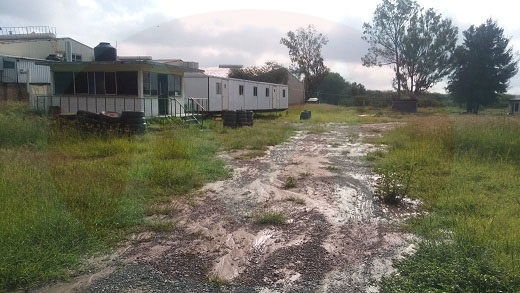 Hay cuartel militar pero está solo. (Foto Milenio)
