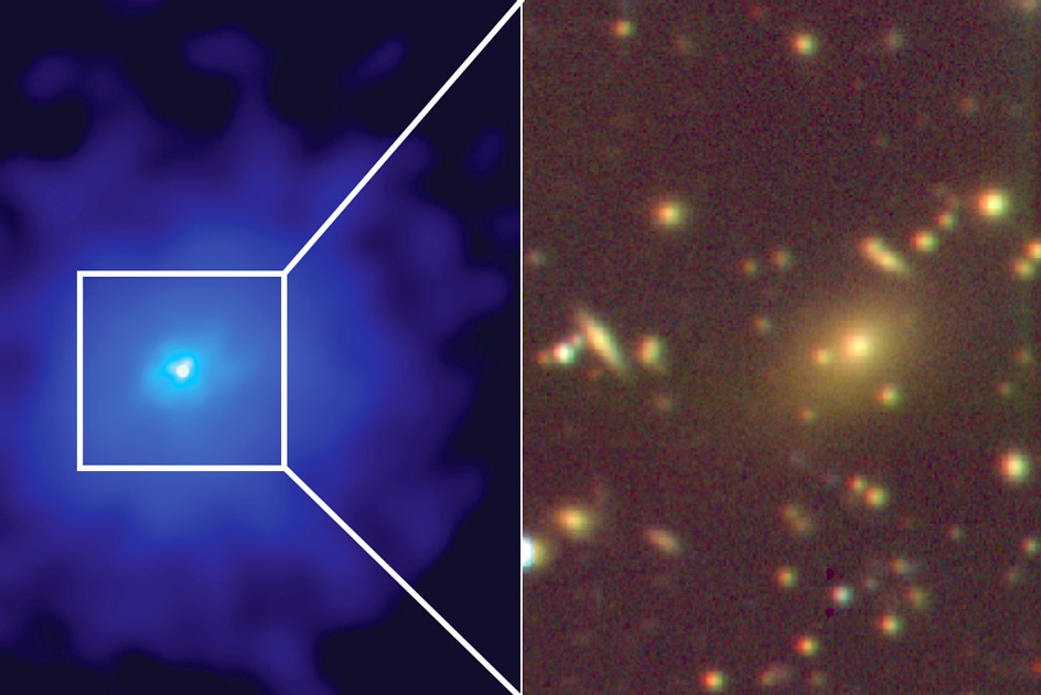 El nuevo cúmulo de galaxias. (Massachusetts Institute of Techonology)