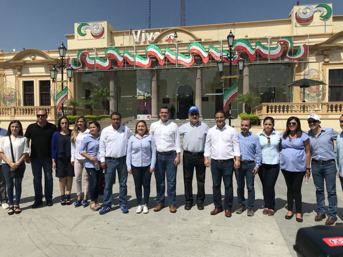 Damian Zepeda viajó a Guadalupe y Monterrey paras apoyar a sus candidatos en esas alcaldías. (PAN)