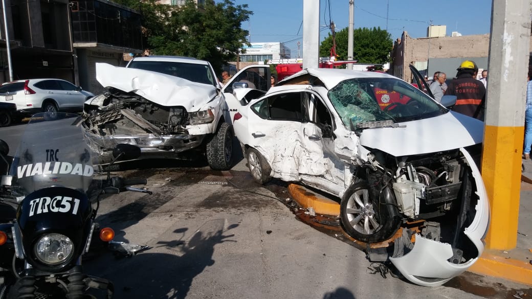 La mujer fue trasladada a un hospital. (Especial)