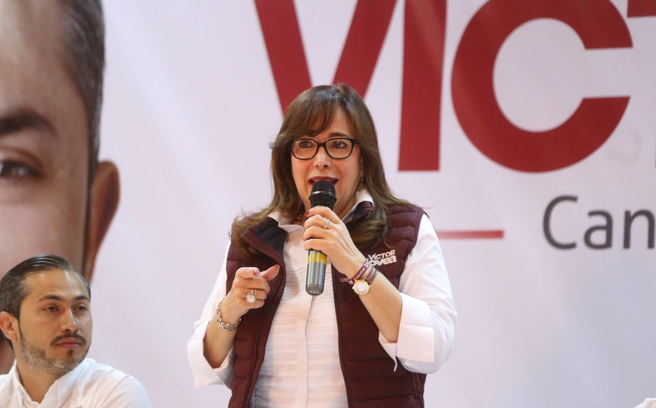 Yeidckol Polevnsky, presidenta nacional de Morena.