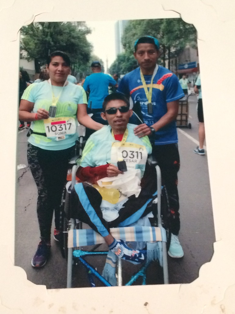 César Alejandro vivirá su quinto Maratón de la Ciudad de México (Cortesía)