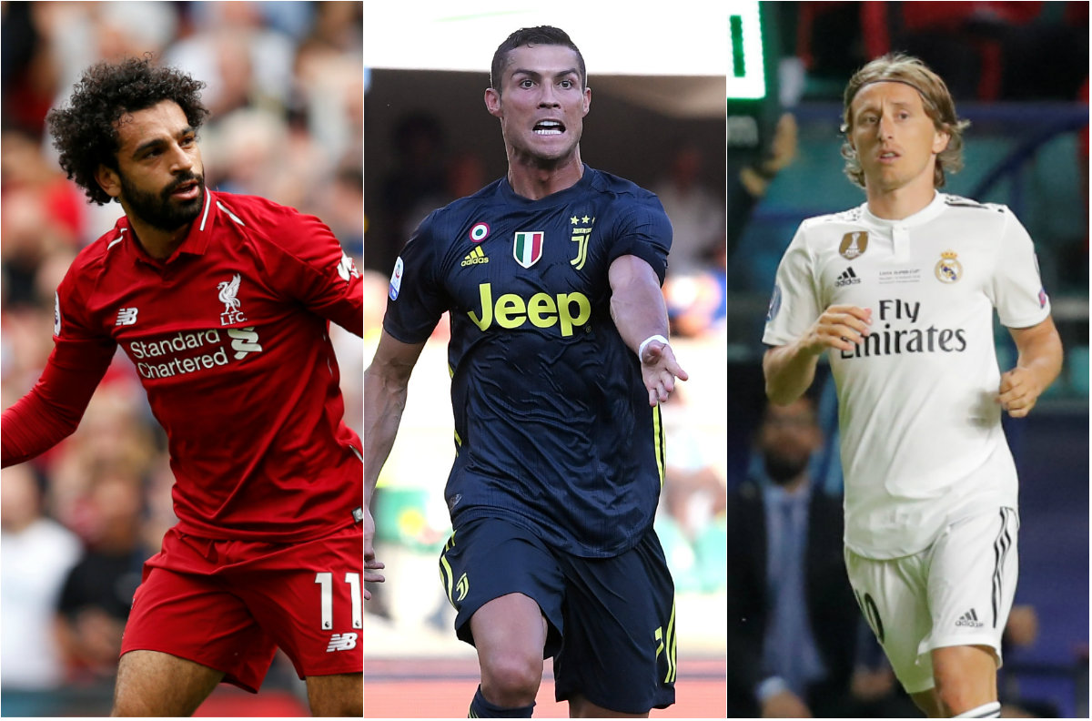 Mohamed Salah, Cristiano Ronaldo y Luka Modric nominados a mejor jugador del año (Reuters)