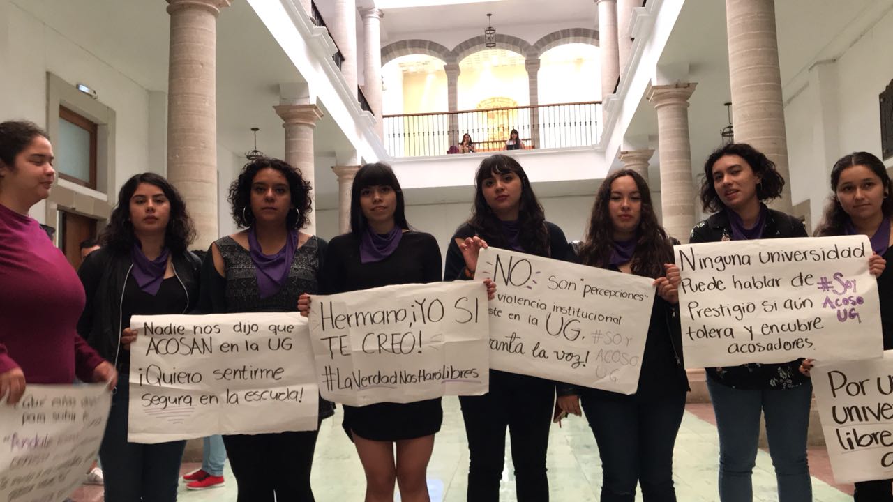 Alumnas de la Universidad de Guanajuato