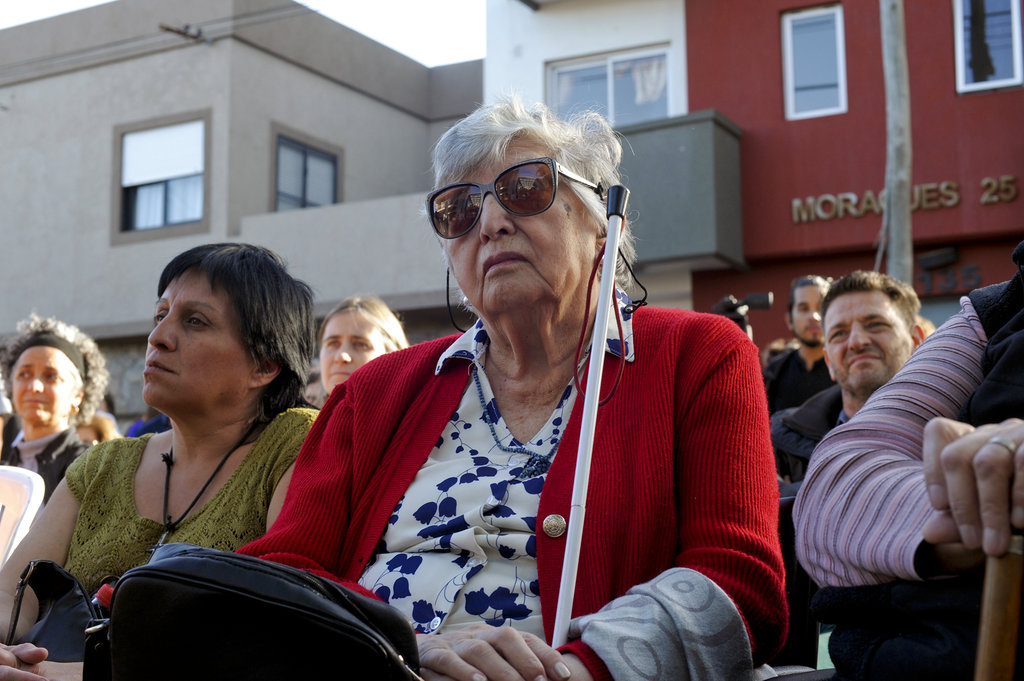 Chorobik de Mariani fue una de las doce fundadoras de Abuelas de Plaza de Mayo. AP
