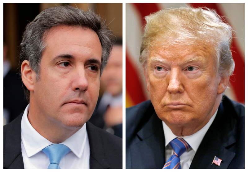 Cohen y Trump.
