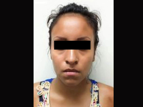 La detenida fue identificada como Mariana, de 21 años de edad. (Foto: Especial)