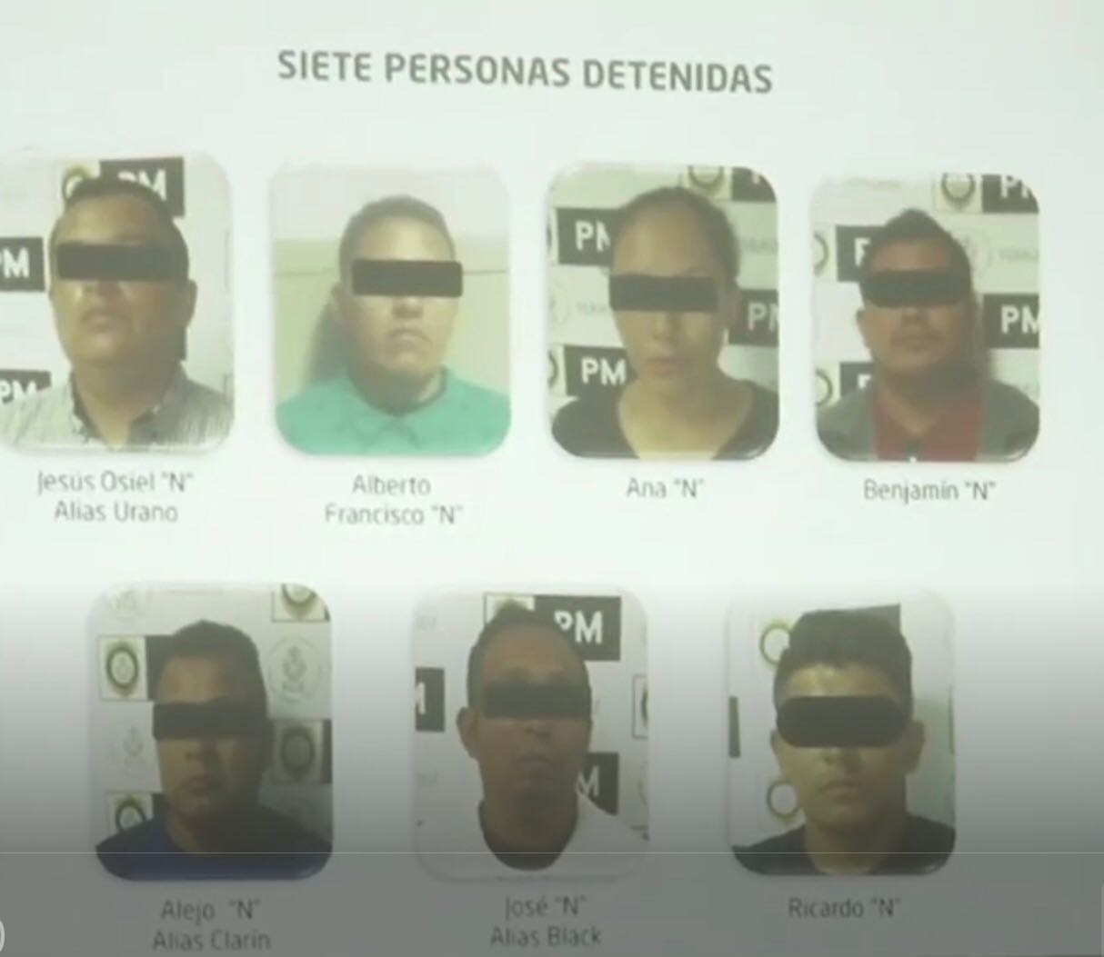 Los ex policías fueron detenidos en diversos municipios de Veracruz.