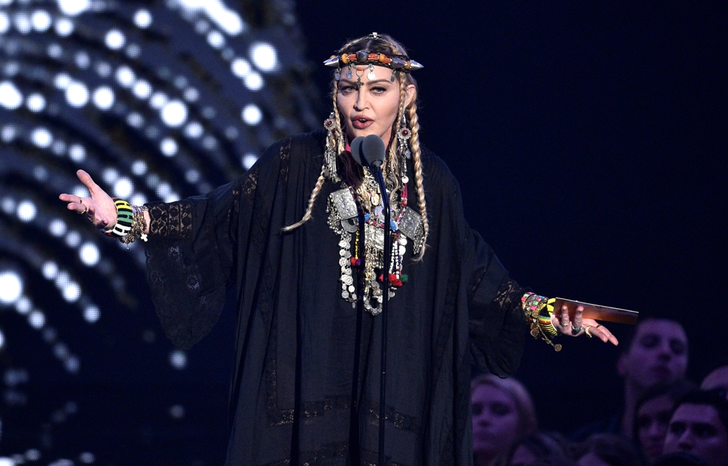 Madonna rinde homenaje a Aretha Franklin. (Reuters)