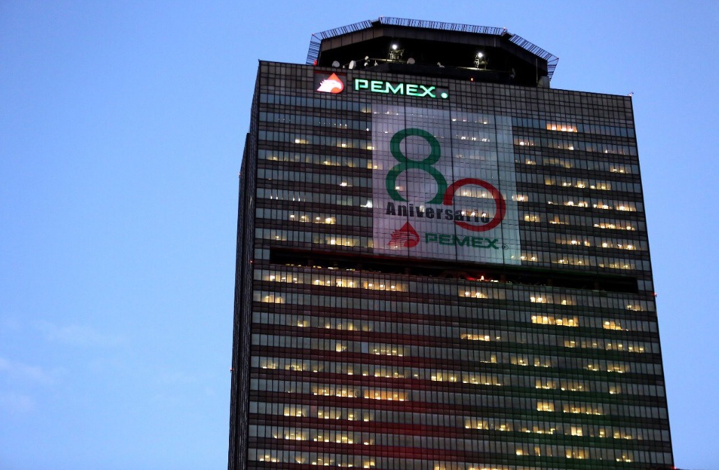 Torre Ejecutiva de Pemex en Ciudad de México. (Foto: @Pemex)
