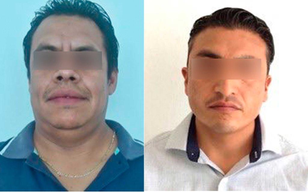 José Luis “N.” y José Antonio “N.”, secretarios de acuerdos del Juzgado Municipal de San Martín Texmelucan. (Especial)