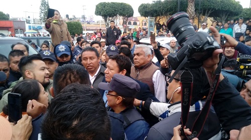 Vecinos de Tultepec se inconformes con operativos. (Especial)