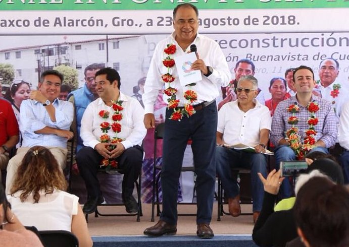 El gobernador de Guerrero, Héctor Astudillo Flores. (Tomada de @HectorAstudillo)