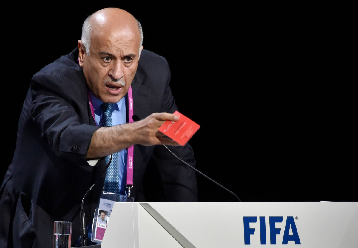 Jibril Rajoub, presidente de la Asociación Palestina de Futbol (AFP)