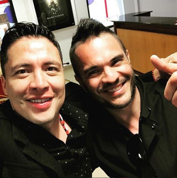 Kuno Becker y Armando Hernández trabajaron juntos en 'El día de la unión'. (Foto: Instagram)