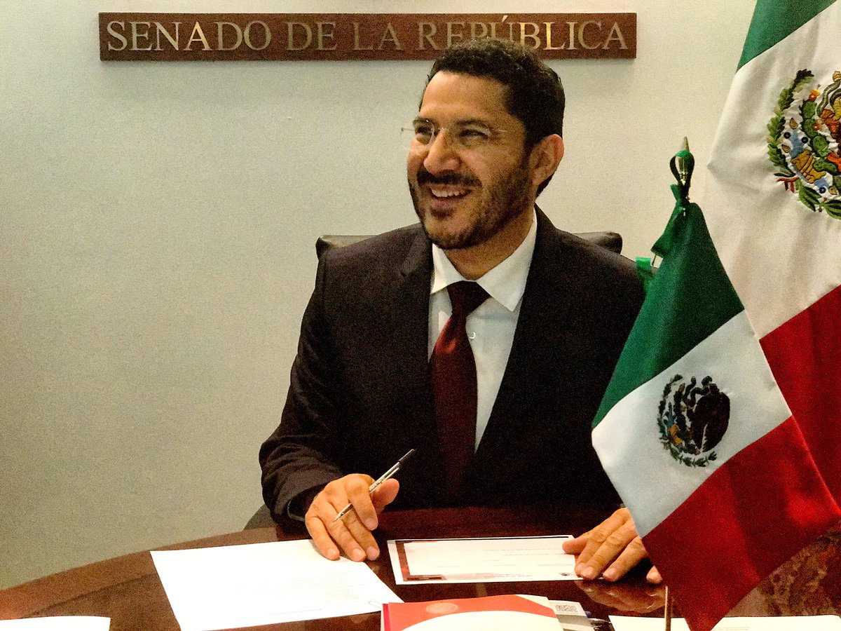Martí Batres fue propuesto por Morena como el presidente del Senado. (Twitter)