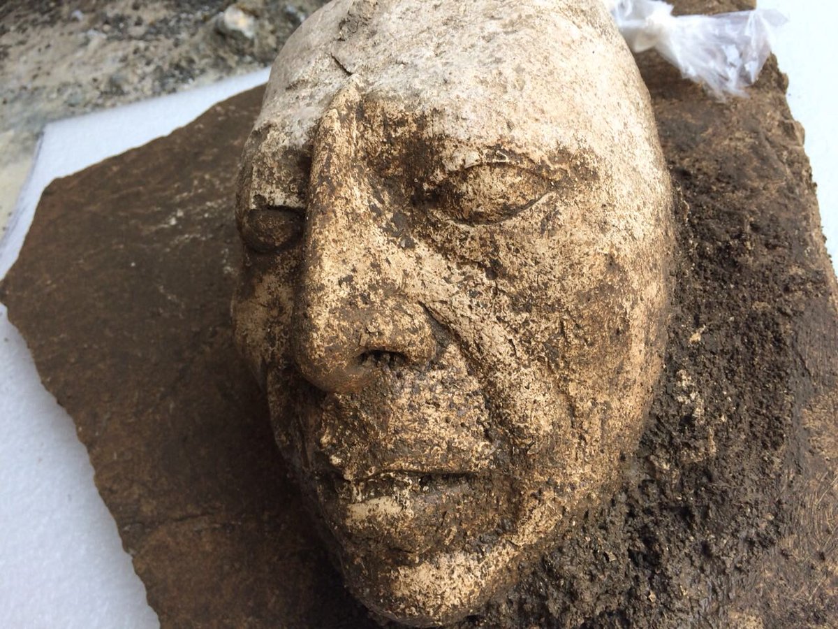 La máscara de Pakal se encontró en el Palacio de Palenque, Chiapas. (@Juanferrer62)