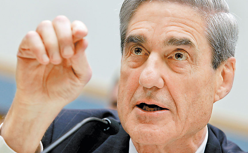Robert Mueller, fiscal que investiga si la campaña del republicano estuvo coludida con Moscú.  (Yuri Gripas/Reuters)