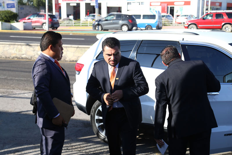 Luis Enrique Morales Acosta, líder de la sección XV del SNTE. (Jorge Sánchez)