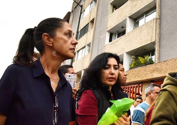 Sheinbaum aseguró que no es necesario involucrar al Ejército en la seguridad de la capital. -(Twitter @Claudiashein)