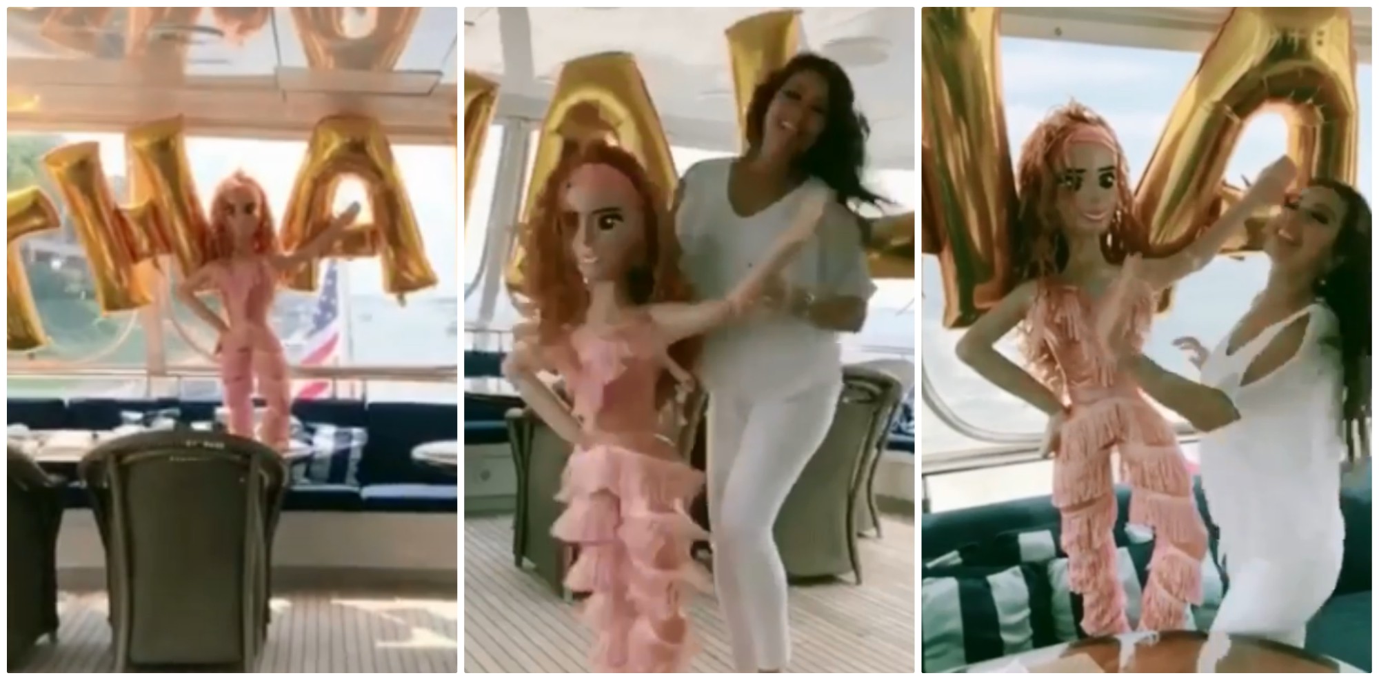 Thalía pidió a sus fans la piñata como regalo de cumpleaños. (Foto: Captura de pantalla de Instagram)