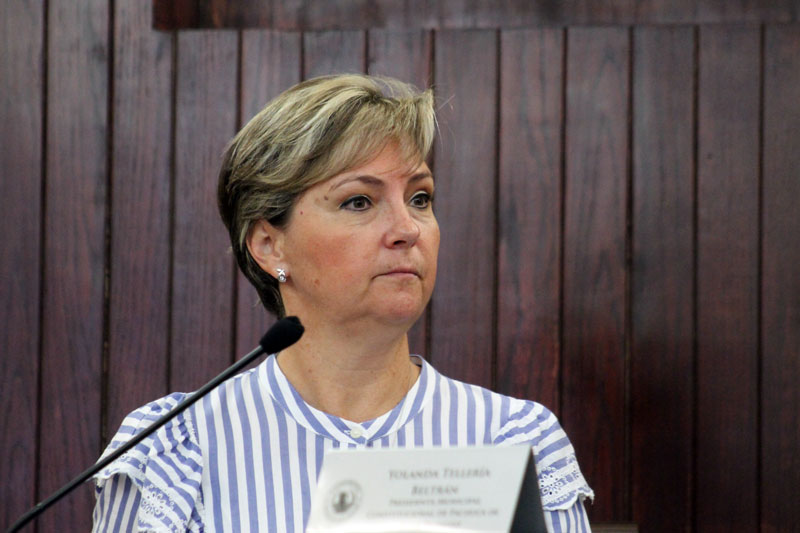 Yolanda Tellería Beltrán, presidenta municipal de Pachuca. (Archivo Milenio)