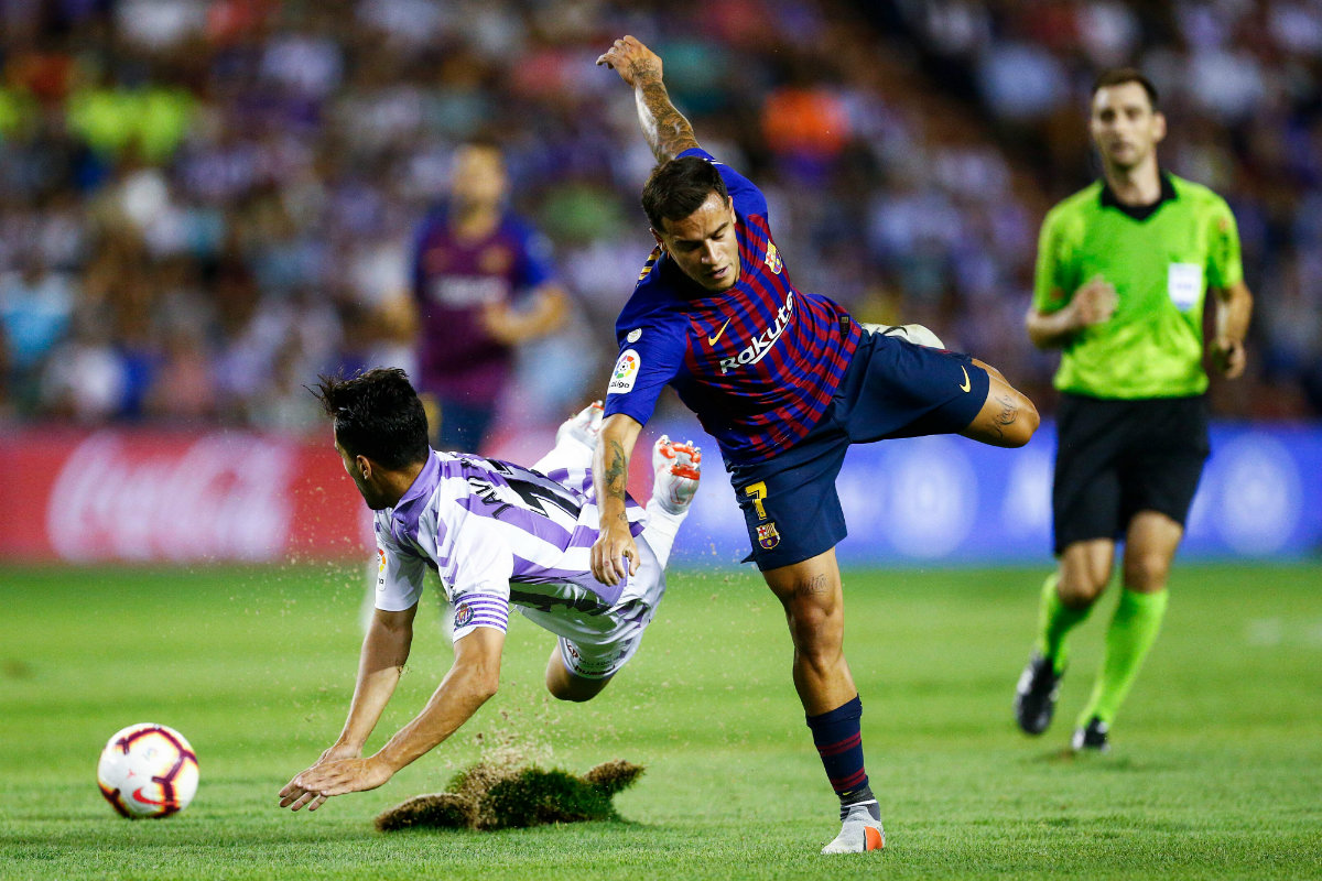 El campo del Real Valladolid causó polémica (AFP)